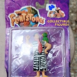 THE FLINTSTONES FRED WITH DICTABIRD COLLECTIBLE FIGURE -